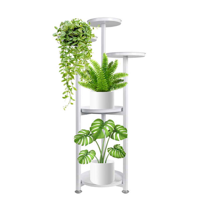 Levede Plant Stand Outdoor Indoor Flower White Medium-2006732929799163905