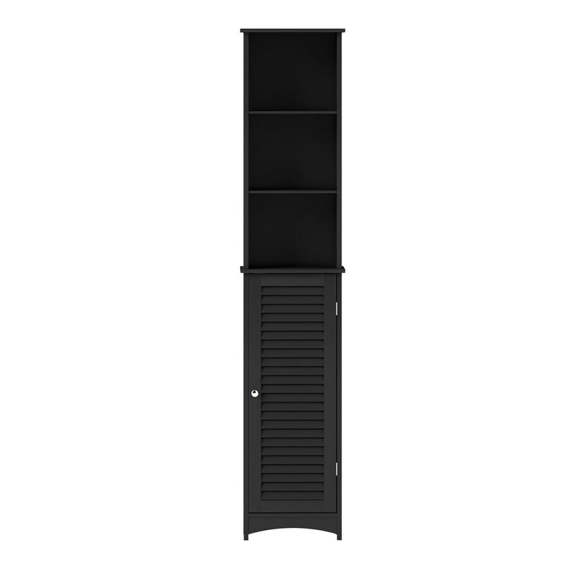 Levede Tall Bathroom Cabinet Storage 166cm Tallboy Cupboard Adjustable Shelf-2029334091123527681