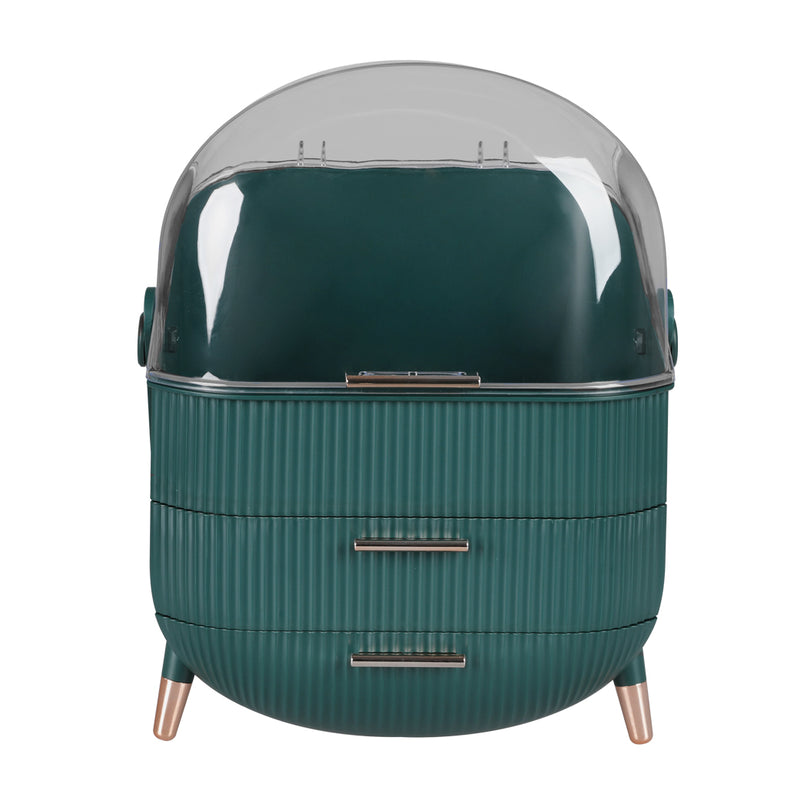 Makeup Storage Case Cosmetic Organiser Green-2006733281948733441