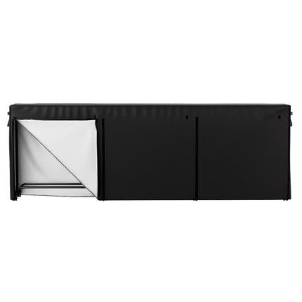 Moyasu Outdoor Firewood Rack Storage with Cover-2029387206392680449