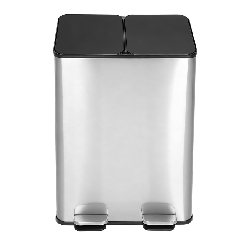 Toque 60L Pedal Bin Kitchen Waste Can Recycling Dustbin-2018816874996961281