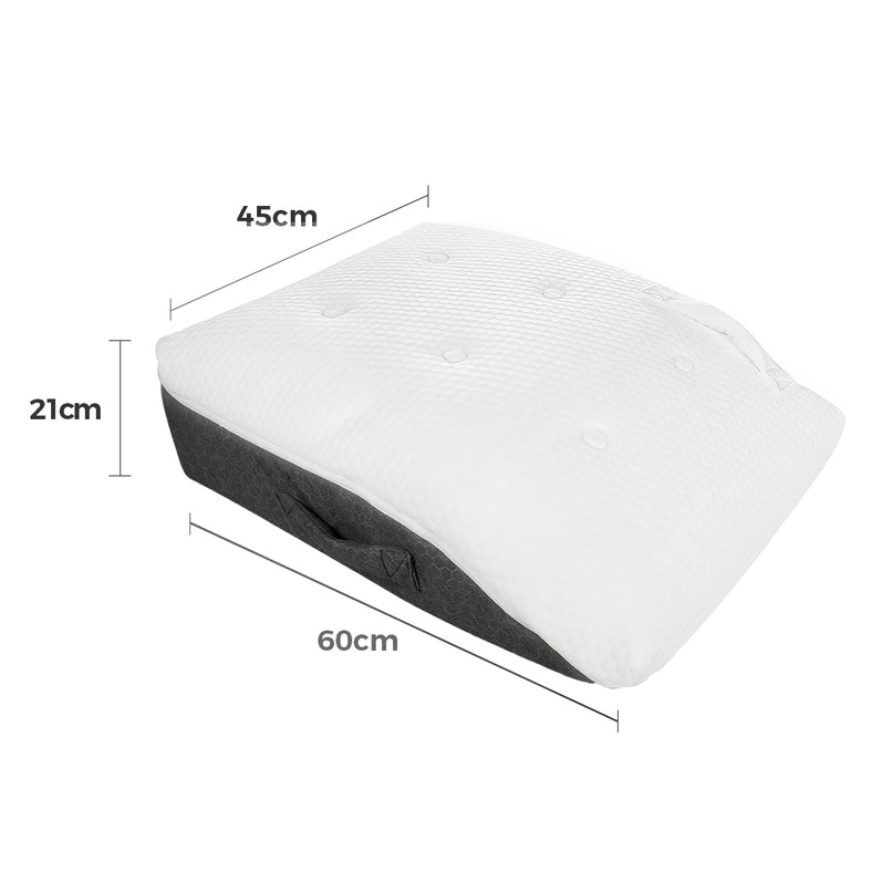 Dreamz Memory Foam Leg Elevation Pillow Bed Wedge Improve Circulation Support-2029334096278327298