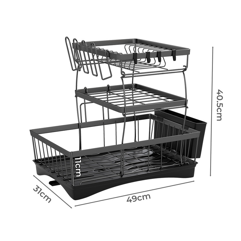 Toque Dish Drying Rack Plate Drainer Cup Holder-2006732713196916738