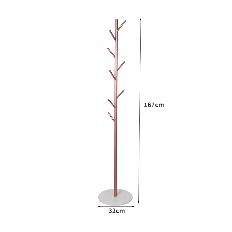 Levede Coat Rack Hat Clothes Stand Hanger Rose Gold Rose Golden-2018816740716318722