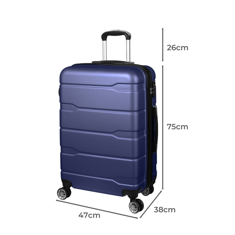 Slimbridge 28" Inch Expandable Luggage Navy 28 inch-2029387269311434754