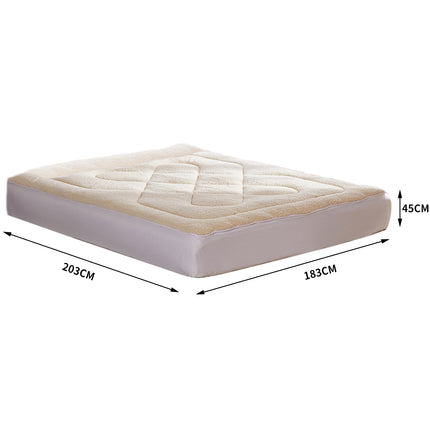 DreamZ Mattress Topper 100% Wool Underlay King-2018816830092742658