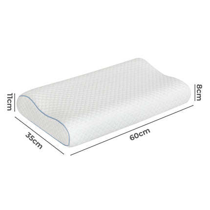 Dreamz Memory Pillow Supprt Shoulder FoamWhite Pillowcase-2006732704602787842