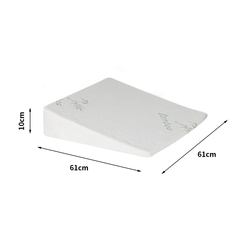 DreamZ Bedding Wedge Pillow Memory Foam White 10-2006733150675406850