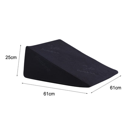 Cool Gel Memory Foam Bed Wedge Pillow Black 25-2029387256824991746