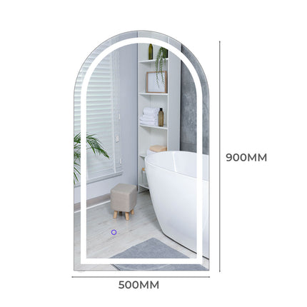 EMITTO LED Wall Mirror Arch Anti-fog 50*90cm 50x90-2006733285018963970