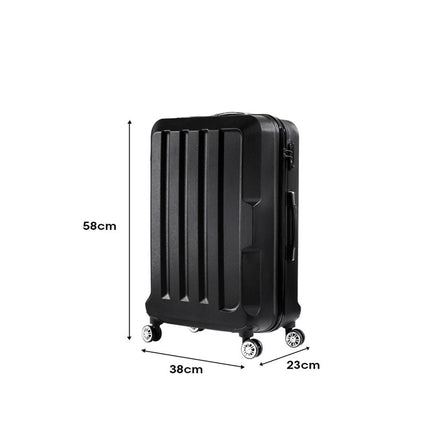 Slimbridge 20" Travel Luggage Lightweight Black 20 inch-2018816809947500546