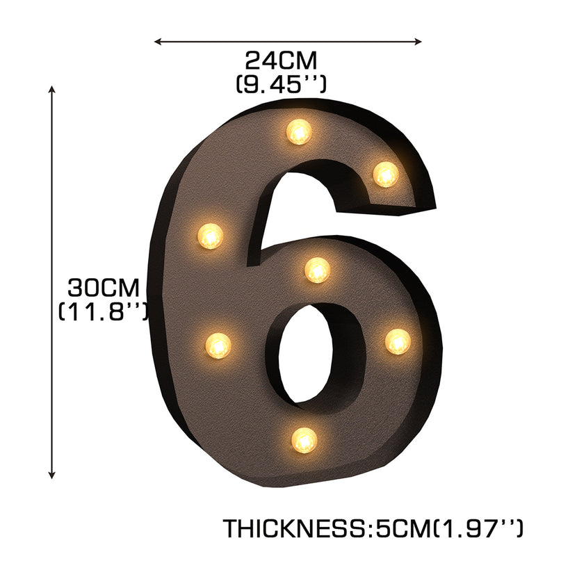 LED Metal Number Lights Free Standing-2006733354673770498