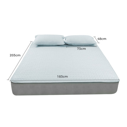 DreamZ Latex Cooling Bed Sheet Set Fitted 3PCS King-2006733219352940546