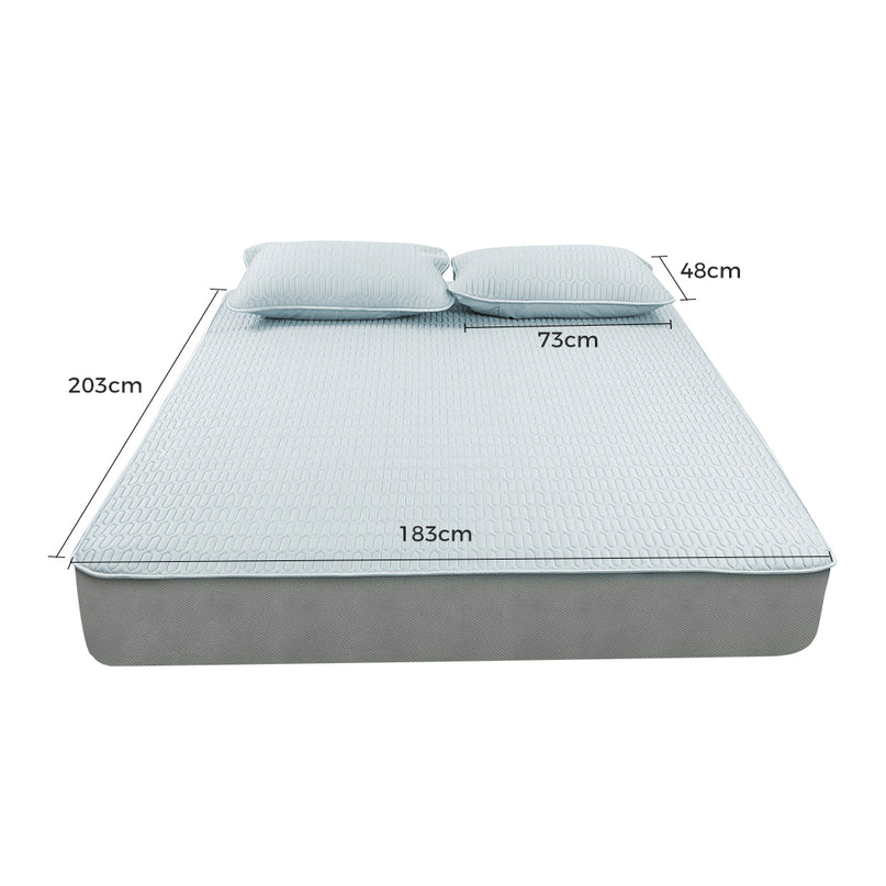 DreamZ Latex Cooling Bed Sheet Set Fitted 3PCS King-2006733219352940546