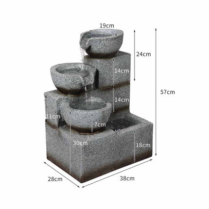 Lambu Electric Fountain Water Bird Bath-2018816914322755586