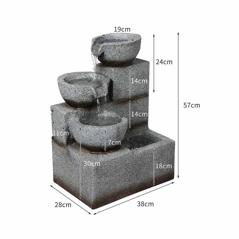 Lambu Electric Fountain Water Bird Bath-2018816914322755586
