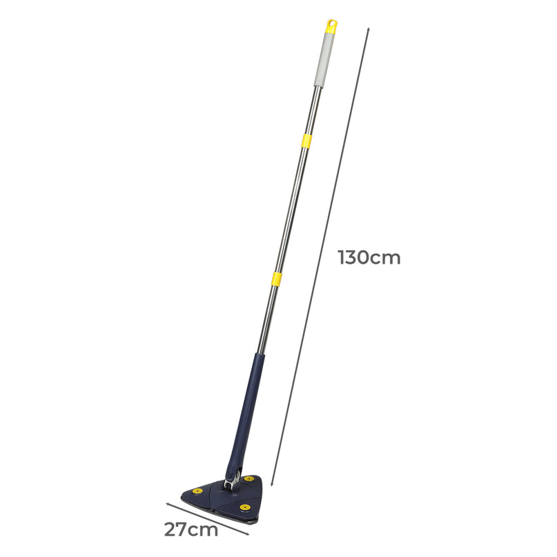 Cleanflo Cleaning Mop Dry Wet Triangle Blue-2018816663532736514