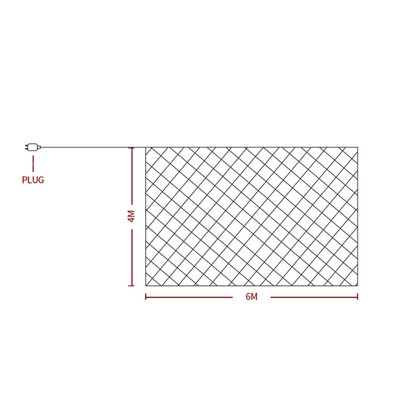 EMITTO 880LED Christmas Net Lights Mesh-2018816801093324802