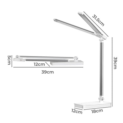 Emitto Double Head Desk Lamp LED Light Eye Caring USB-2006732702522413058