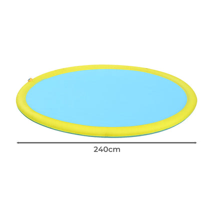 Pawz Splash Pad Kids Pet Sprinkler Water Play Mat 240cm-2011971115680927746