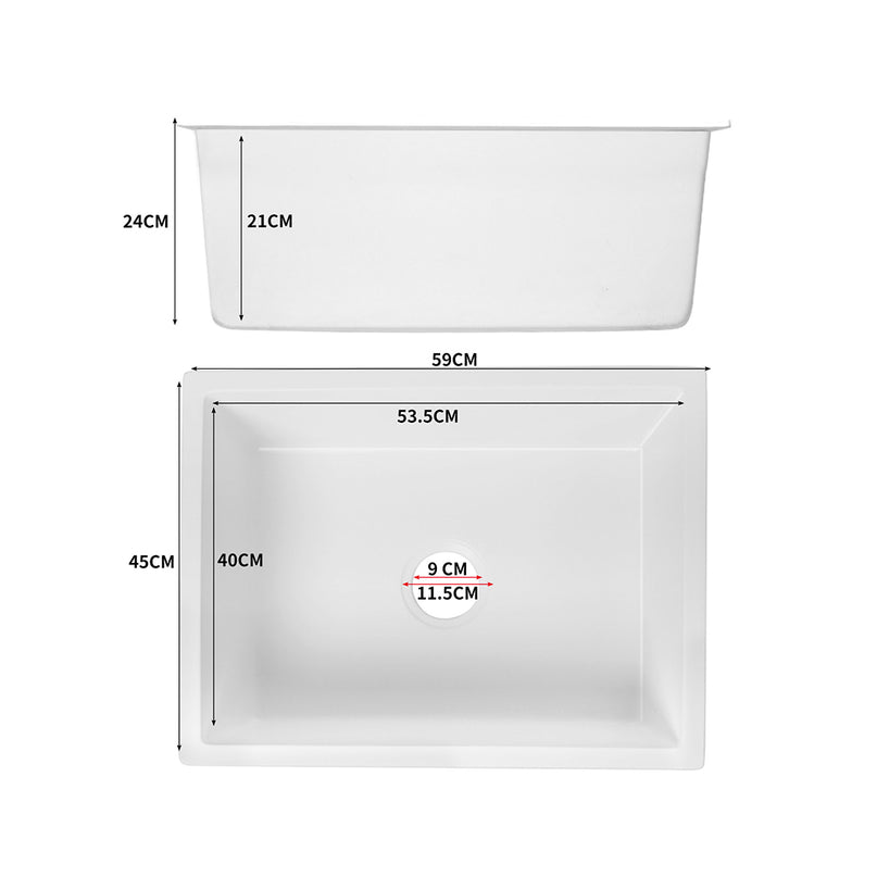 Granite Kitchen Sink Laundry Stone Sinks White-2006733060367847426