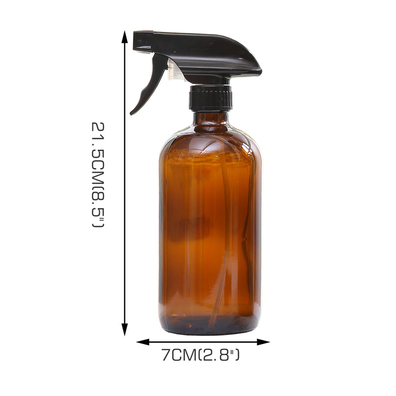 6x 500ml Amber Glass Spray Bottles Trigger-2018816662538686466