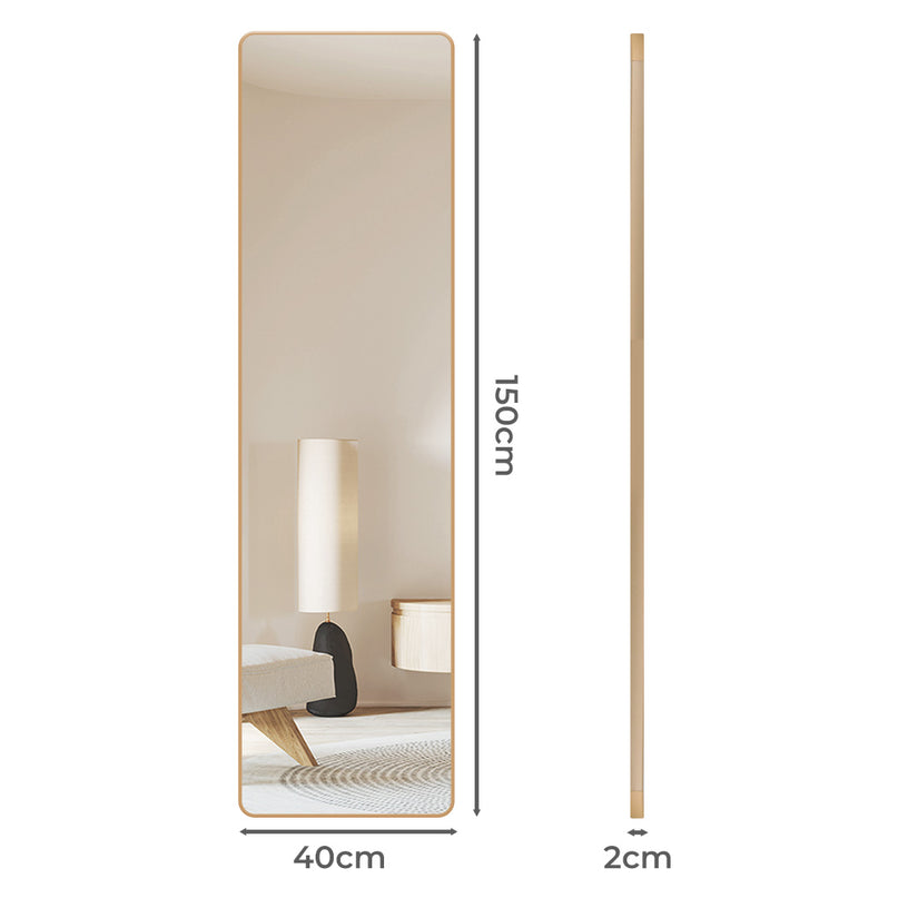 Yezi Wall Mounted Full Length Mirror-2006732866939129858