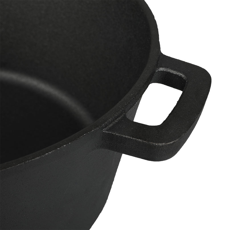 Toque 5.84L Double Dutch Oven 2 in 1 Cast Iron Pan-2011971112459702275