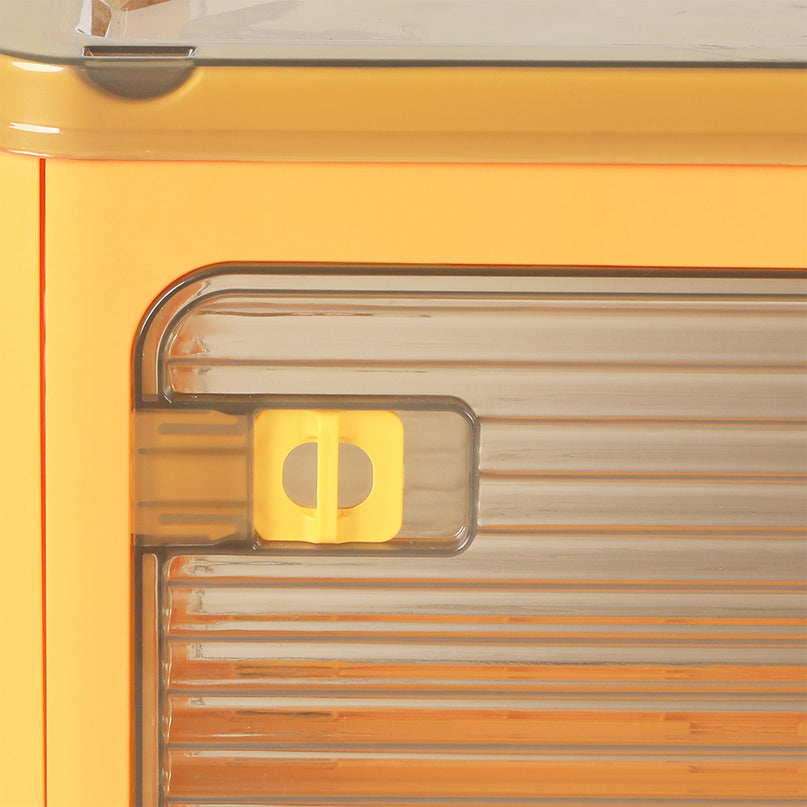 Storage Containers with Lid Clothes S Orange Small-2029387238370054147