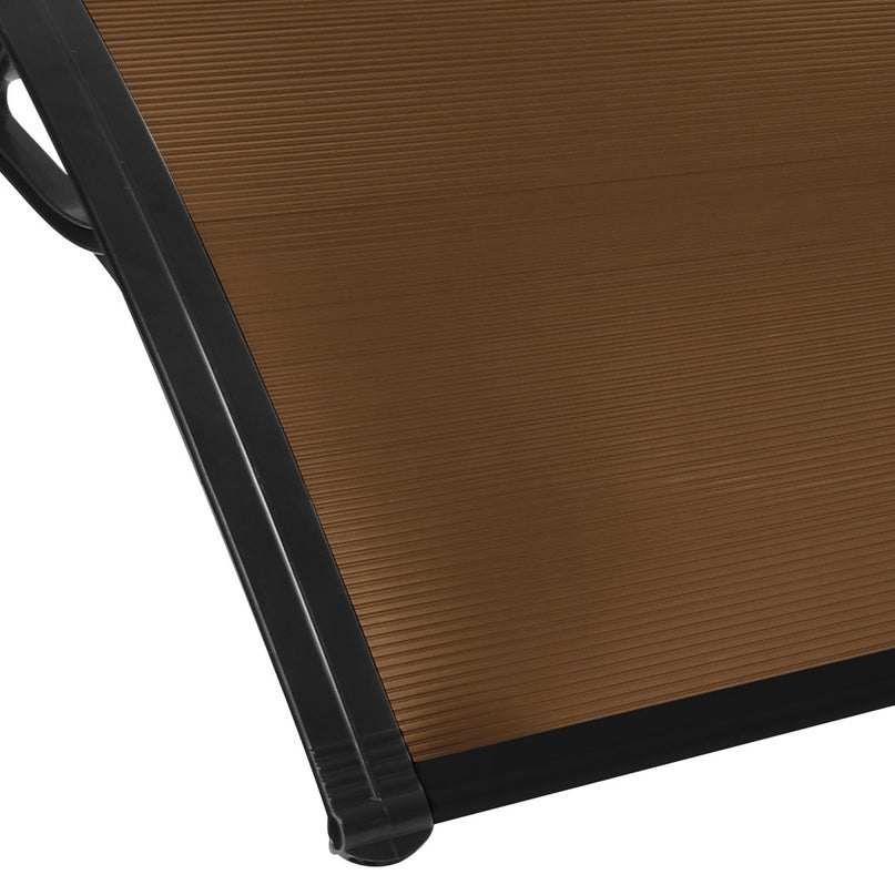Mountview Window Door Awning Outdoor 1M X 2.4M Brown 1x2.4M-2006733104512897027