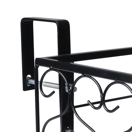 Levede Plant Stand Outdoor Indoor Home Black Rectangle-2018816682574876675