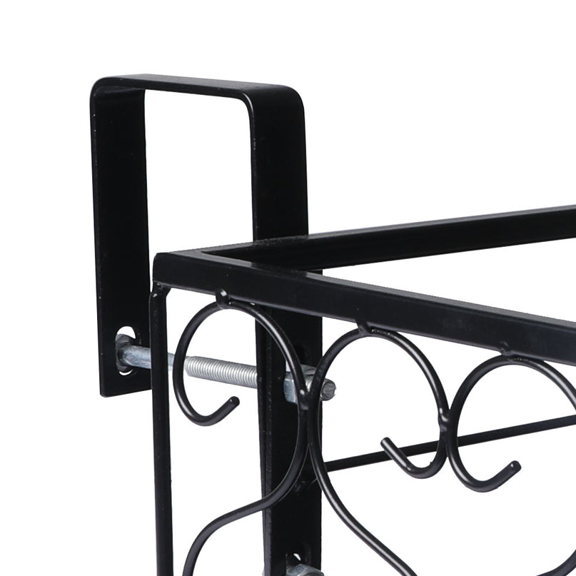 Levede Plant Stand Outdoor Indoor Home Black Rectangle-2018816682574876675