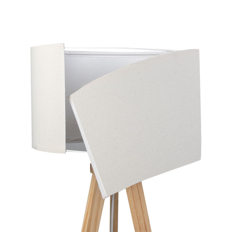 EMITTO Tripod Floor Lamp with Shelf-2018816831451697155