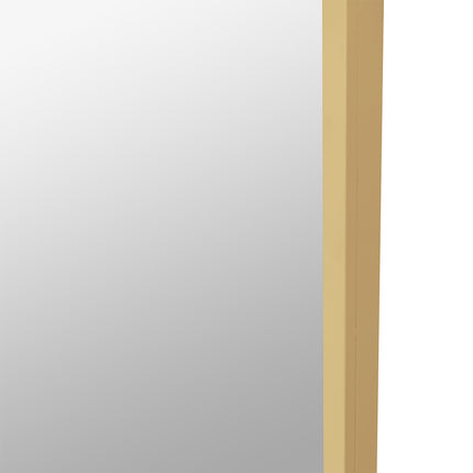 Yezi Floor Mirror Full Length Mirrors 1.8M Gold White-2006733284486287363