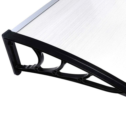 Mountview Window Door Awning Outdoor 1M X 1.5M Transparent 1x1.5M-2018816889400201219