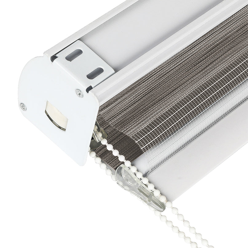 Marlow Blackout Zebra Roller Blind Curtains 180x210 Beige-2029387285140738051