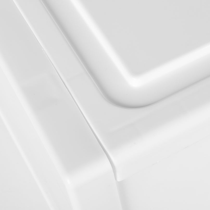 Plastic Storage Box Stackable Containers M 3PK Medium-2029387237959012356
