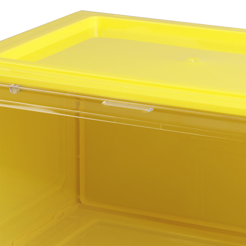 Stacked Sneaker Display Case 6x Clear Yellow-2029387238575575044
