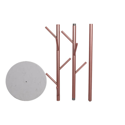 Levede Coat Rack Hat Clothes Stand Hanger Rose Gold Rose Golden-2018816740716318724