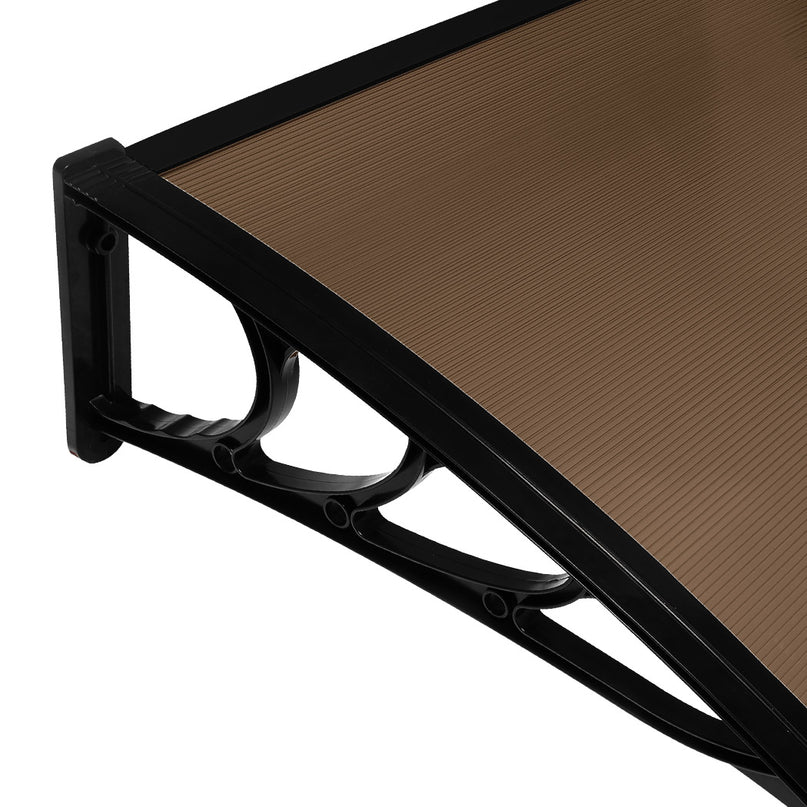 Mountview Window Door Awning Outdoor 1M X 2.4M Brown 1x2.4M-2006733104512897028