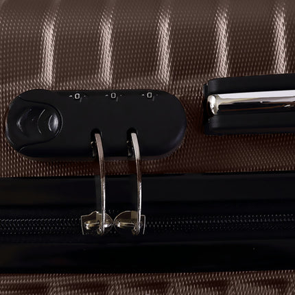 Slimbridge 20" Carry On Travel Luggage Coffee 20 inch-2006733061617750020