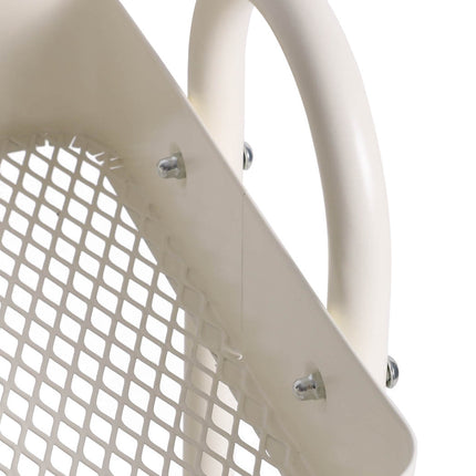 Levede 3 Tiers Kitchen Trolley Cart White-2006733175103033348