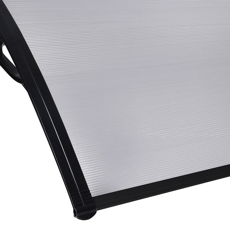 Mountview Window Door Awning Outdoor 1M X 2.4M Transparent 1x2.4M-2006733104311570436