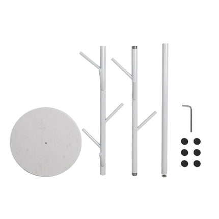 Levede Coat Rack Hat Clothes Stand Hanger White-2018816731472072708