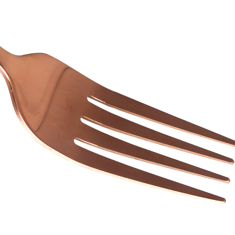 Stainless Steel Cutlery Set Glossy Knife Rose Gold-2006733055871553540