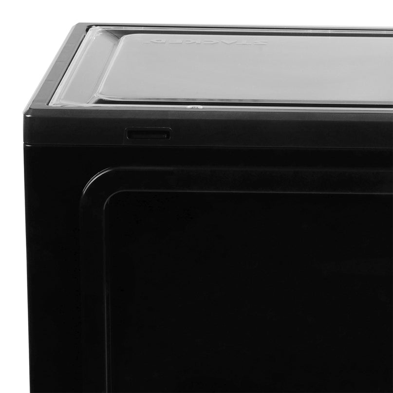 Stacked Shoe Box Acrylic Sneaker Display 6PC Black-2018816656914124805