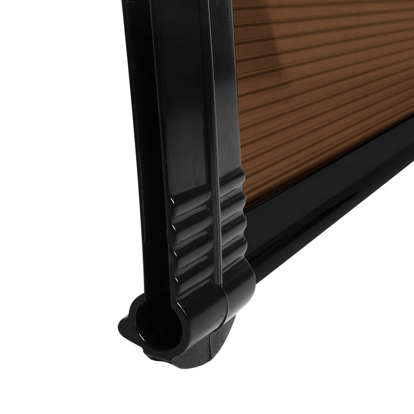 Mountview Window Door Awning Outdoor 1M X 1.2M Brown 1x1.2M-2006733103682424837