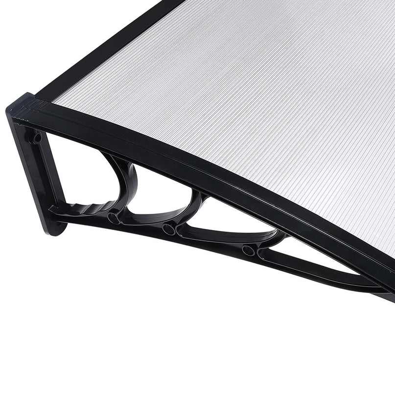 Mountview Window Door Awning Outdoor 1M X 1.2M Transparent 1x1.2M-2018816837600546821
