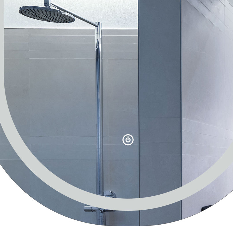 EMITTO LED Wall Mirror Oval Anti-fog 50x90cm-2018816869666000901