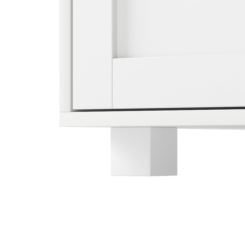 Levede Shoe Cabinet Door Storage Rack Cupboard White-2011971110257692677
